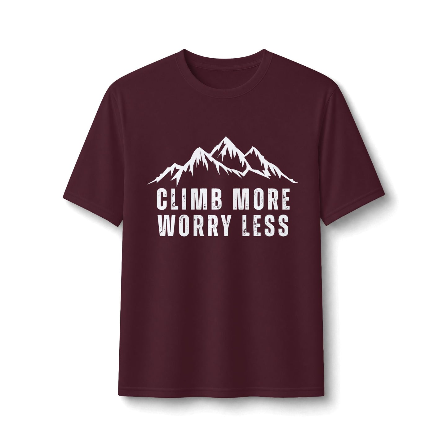 Climb More Worry Less Performance Tee