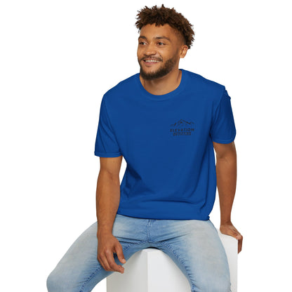 Elevation Outfitters Mountain Logo T‑Shirt — Casual Outdoor Adventure Tee