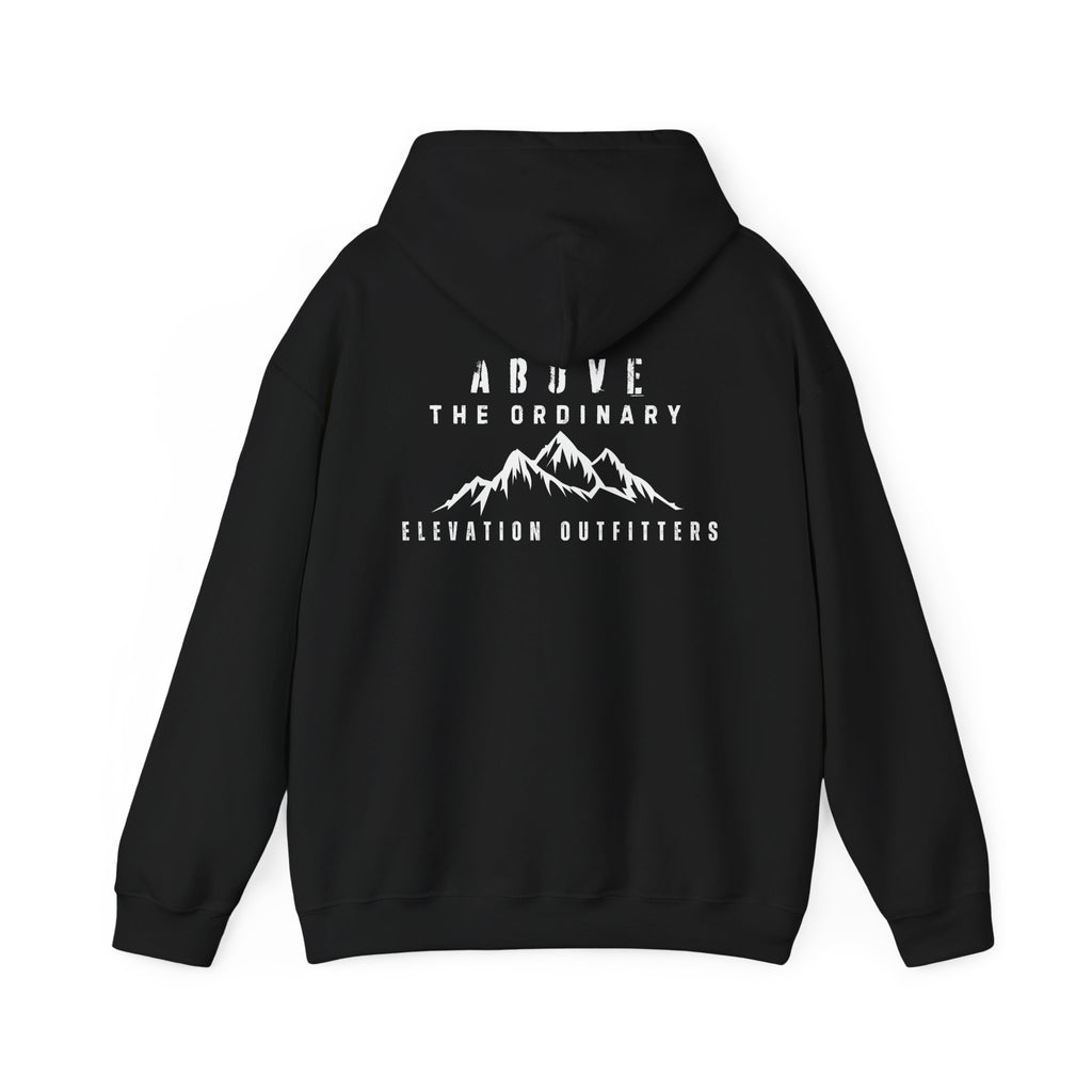 Above The Ordinary Chest Logo Graphic Hoodie