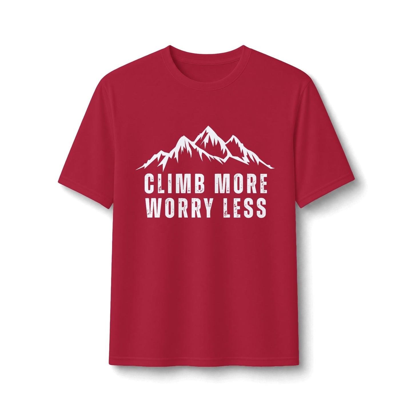 Climb More Worry Less Performance Tee