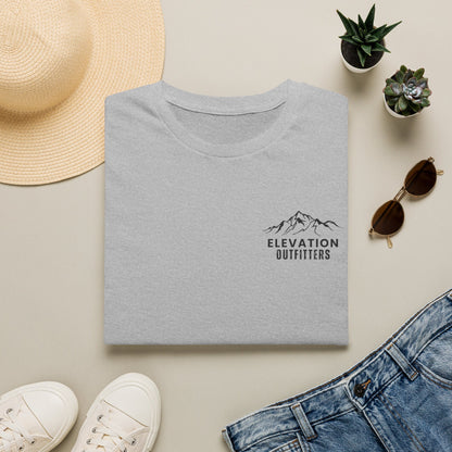 Elevation Outfitters Mountain Logo T‑Shirt — Casual Outdoor Adventure Tee