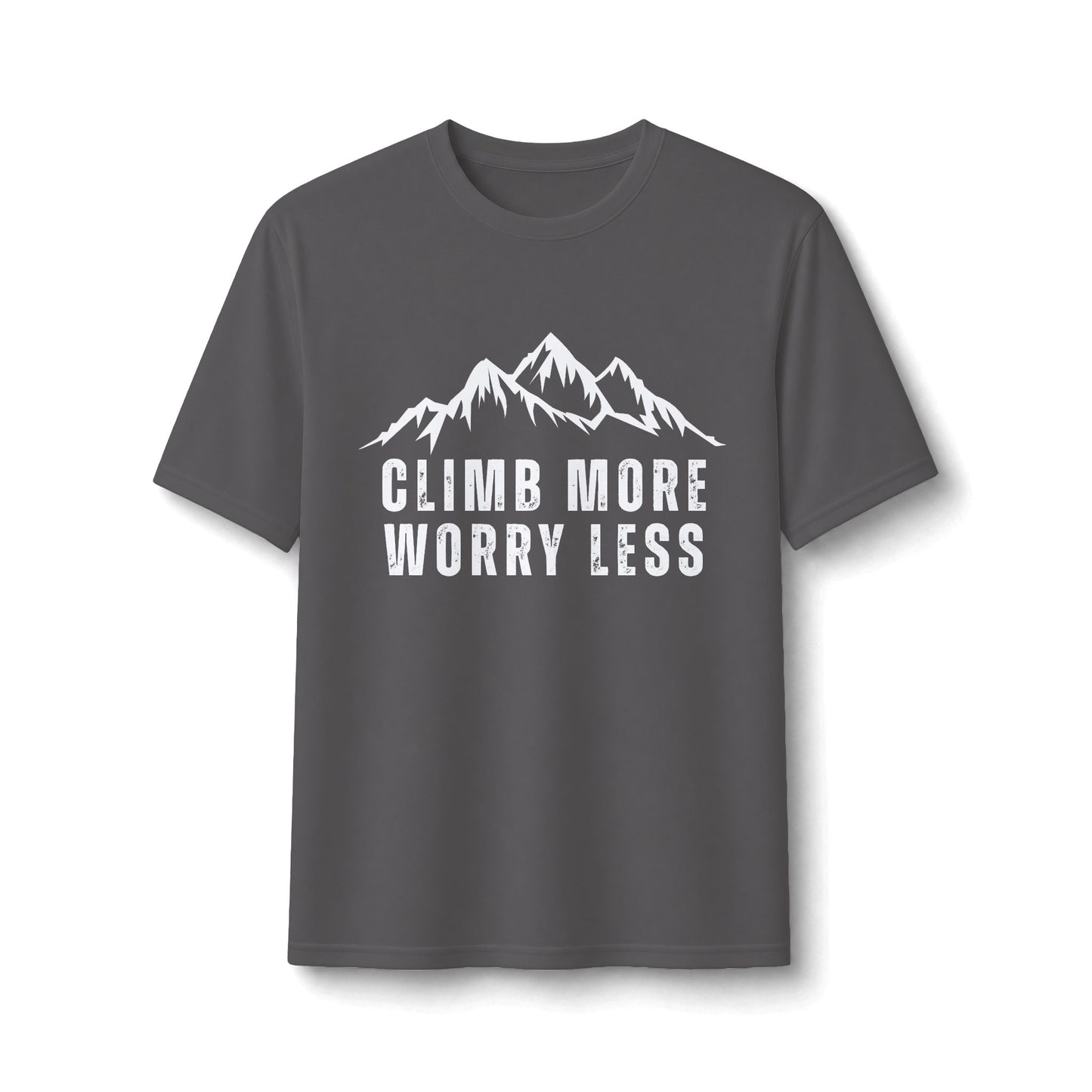 Climb More Worry Less Performance Tee