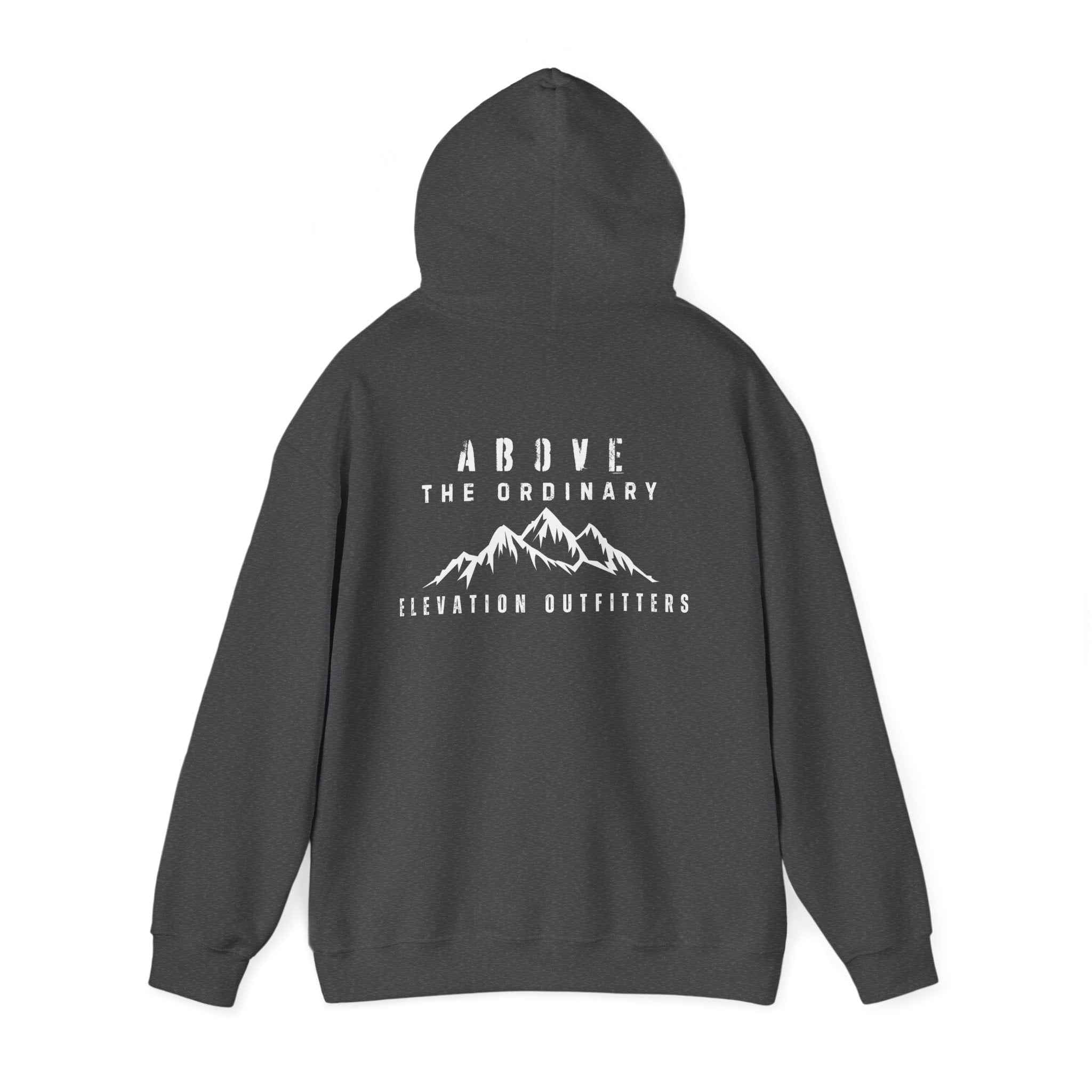 Above The Ordinary Chest Logo Graphic Hoodie