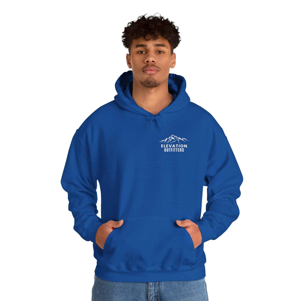 Above The Ordinary Chest Logo Graphic Hoodie
