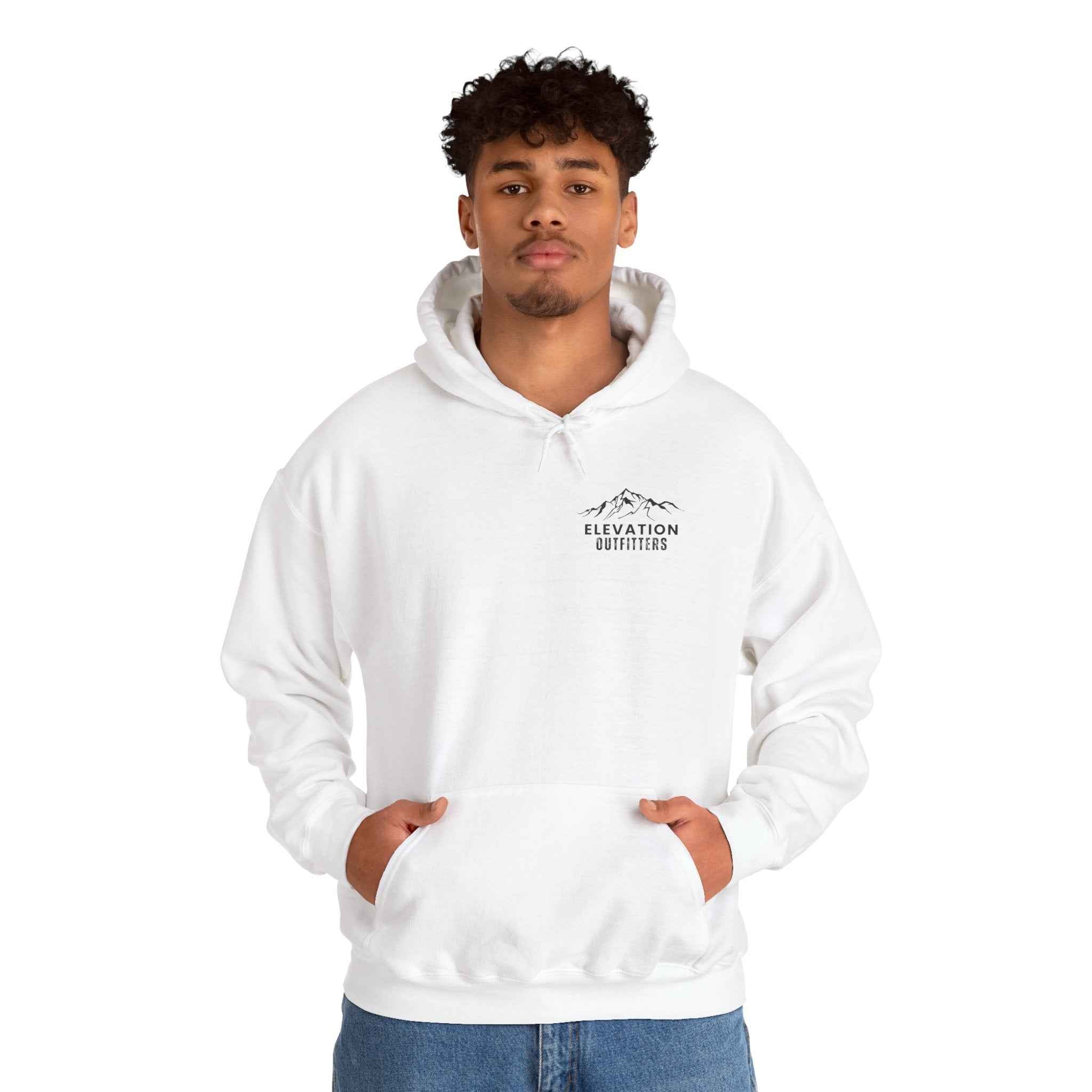 Above The Ordinary Chest Logo Graphic Hoodie