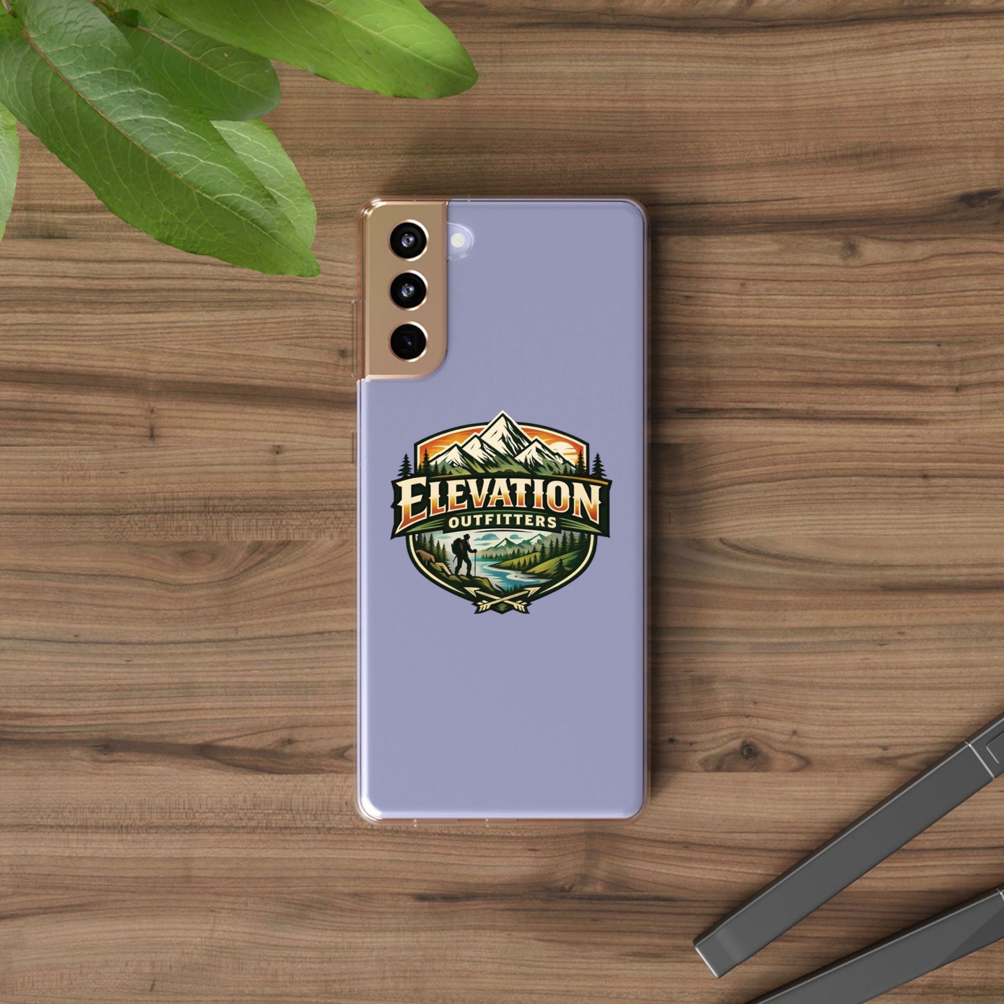 Classic Elevation Outfitters Clear Phone Case
