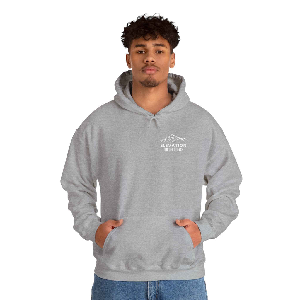Above The Ordinary Chest Logo Graphic Hoodie
