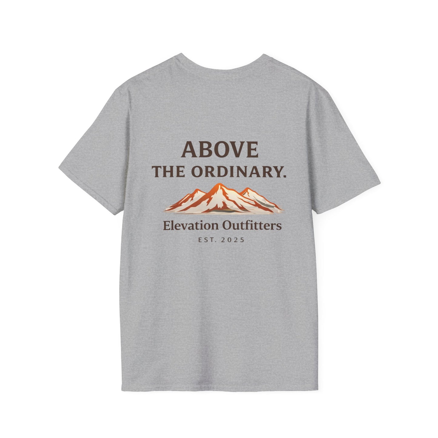 Above The Ordinary Chest Logo Graphic Tee