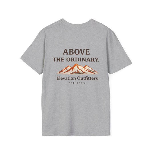 Above The Ordinary Chest Logo Graphic Tee