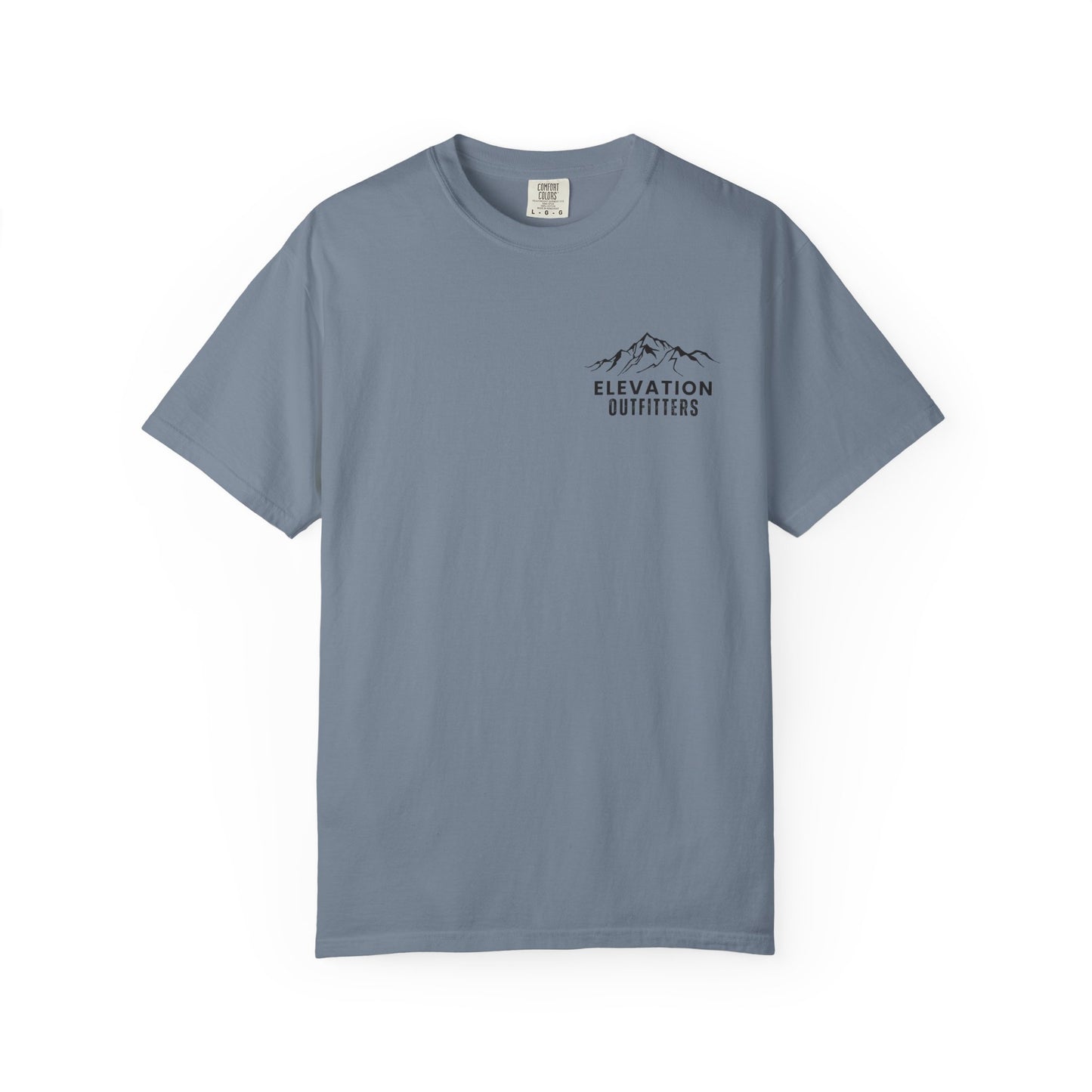 Adventure Awaits T‑Shirt — Mountain & Pine Graphic Tee (Elevation Outfitters)