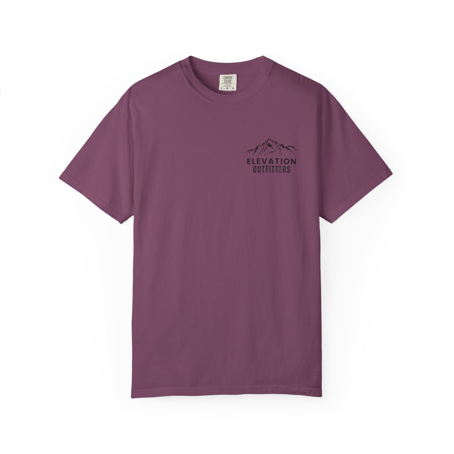 Adventure Awaits T‑Shirt — Mountain & Pine Graphic Tee (Elevation Outfitters)