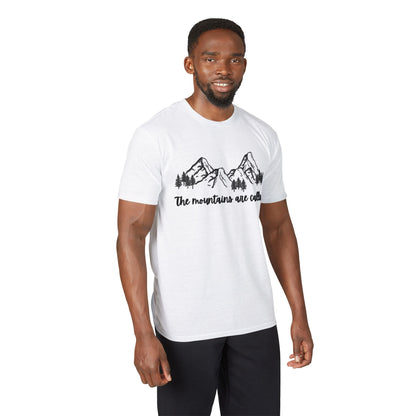 Mountain Graphic T-Shirt — "The Mountains Are Calling" Outdoor Adventure Tee