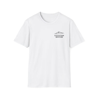 Elevation Outfitters Mountain Logo T‑Shirt — Casual Outdoor Adventure Tee