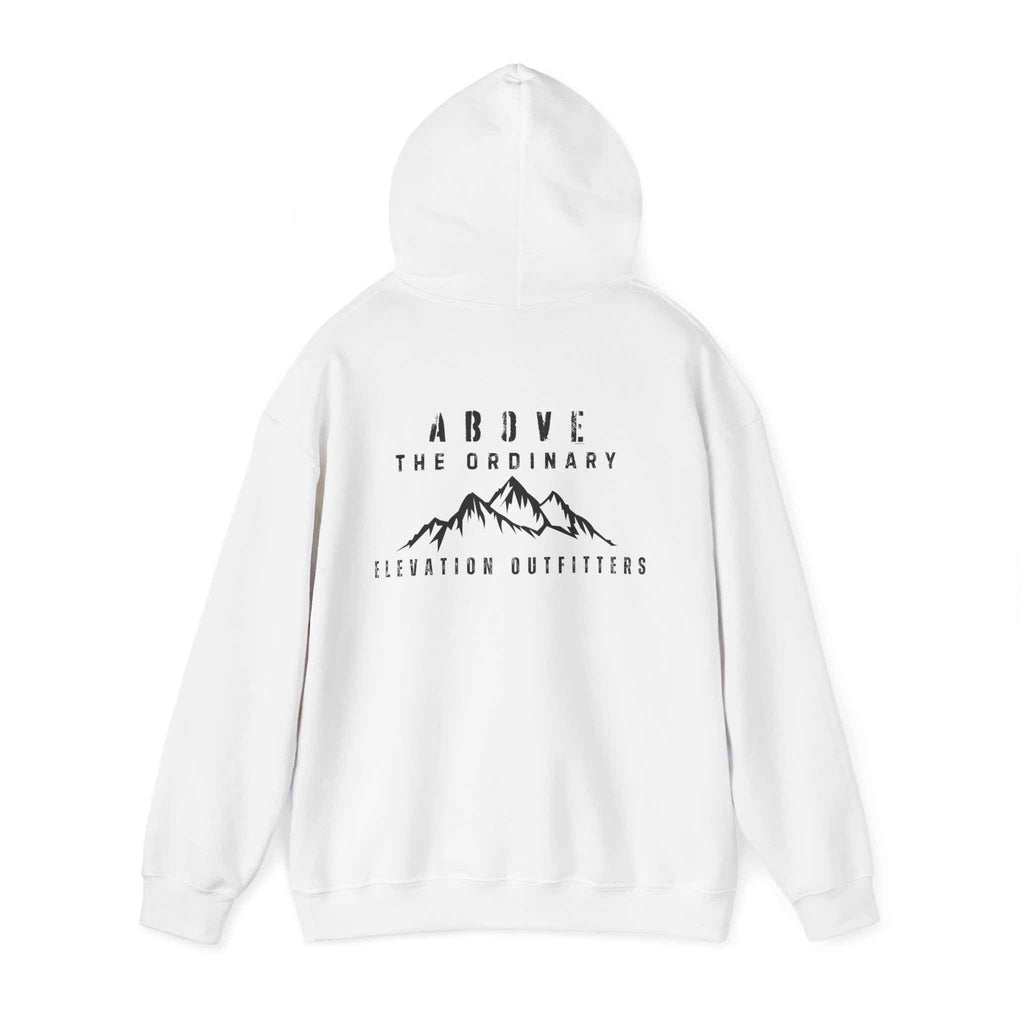 Above The Ordinary Chest Logo Graphic Hoodie