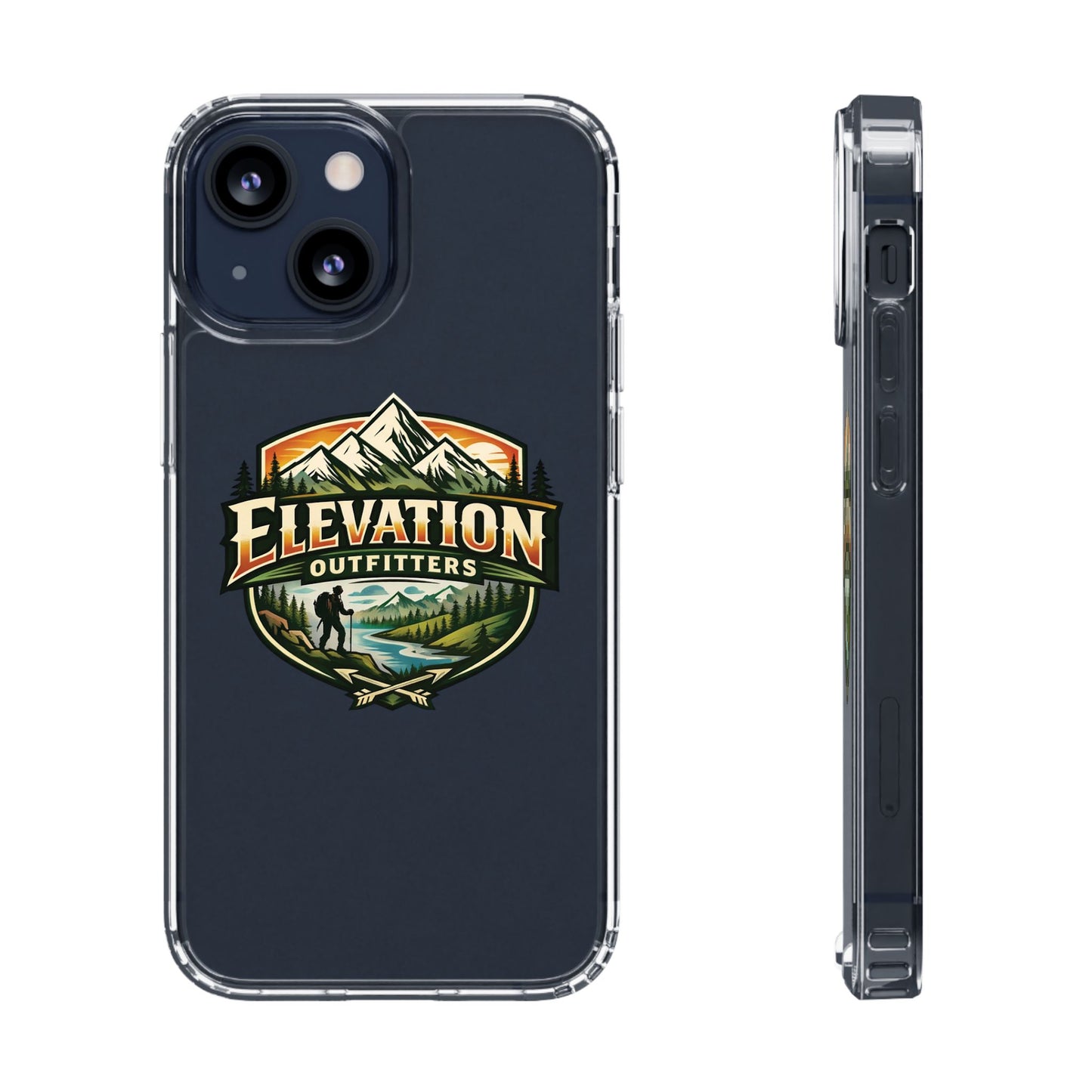 Classic Elevation Outfitters Clear Phone Case