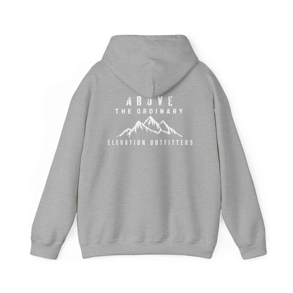 Above The Ordinary Chest Logo Graphic Hoodie