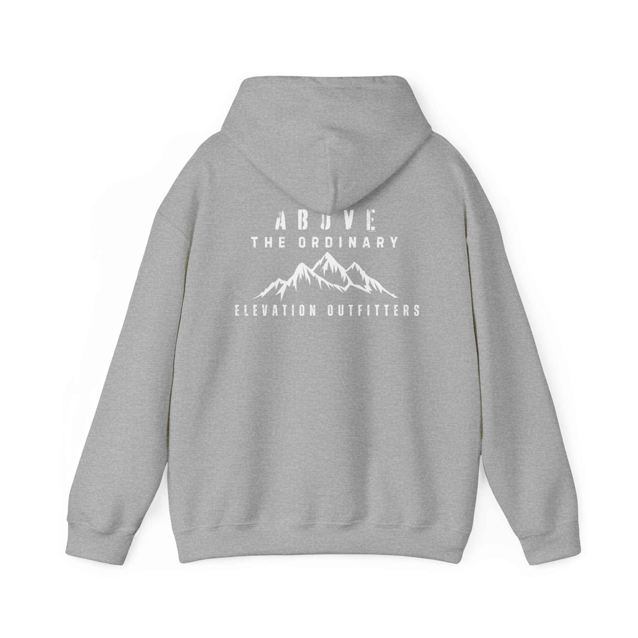 Above The Ordinary Chest Logo Graphic Hoodie