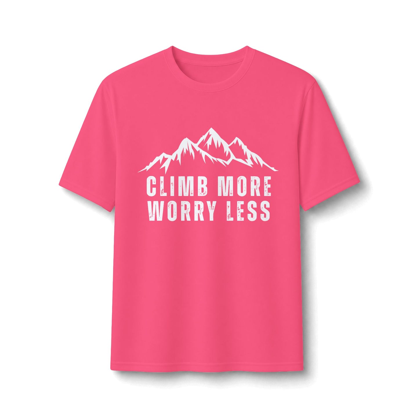 Climb More Worry Less Performance Tee
