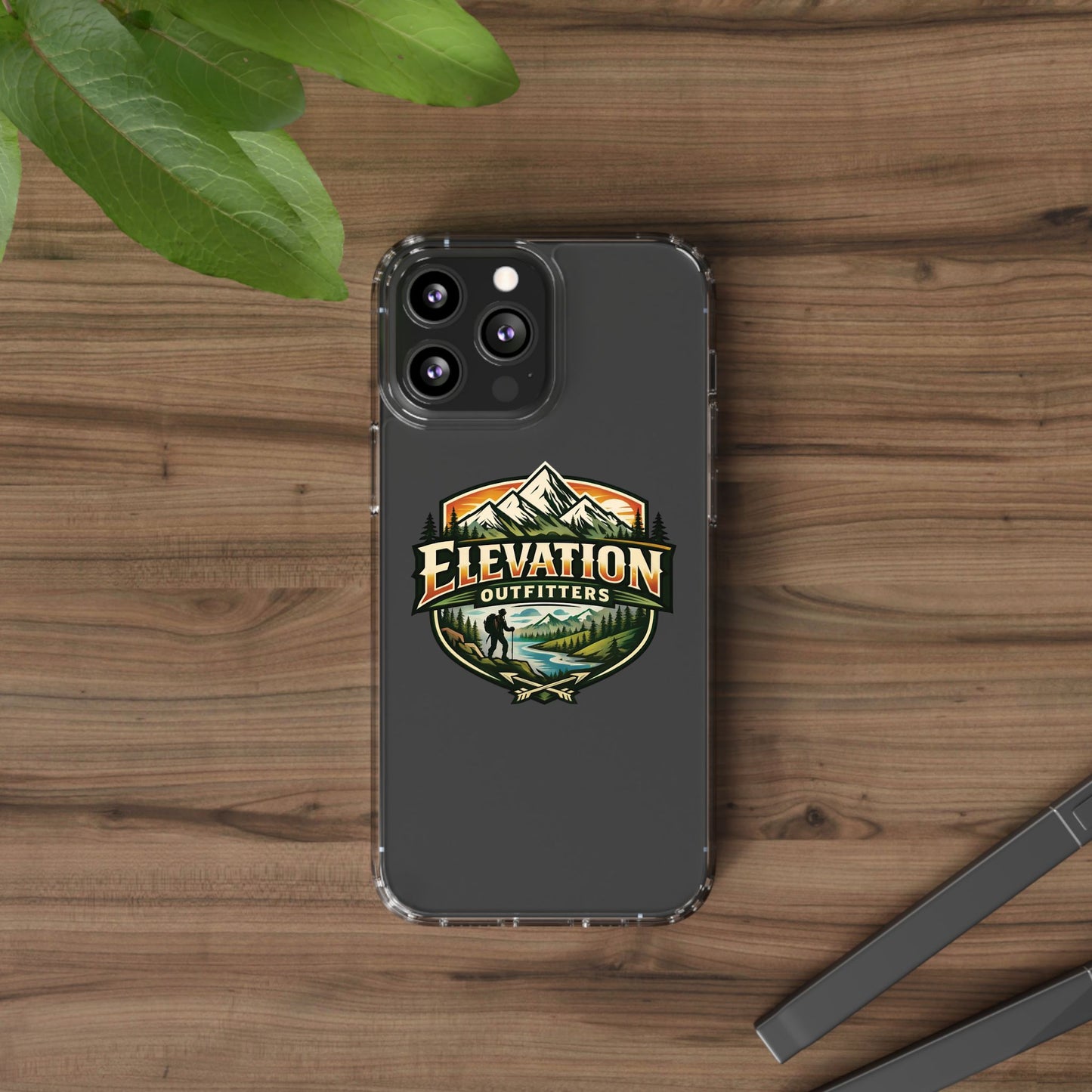 Classic Elevation Outfitters Clear Phone Case