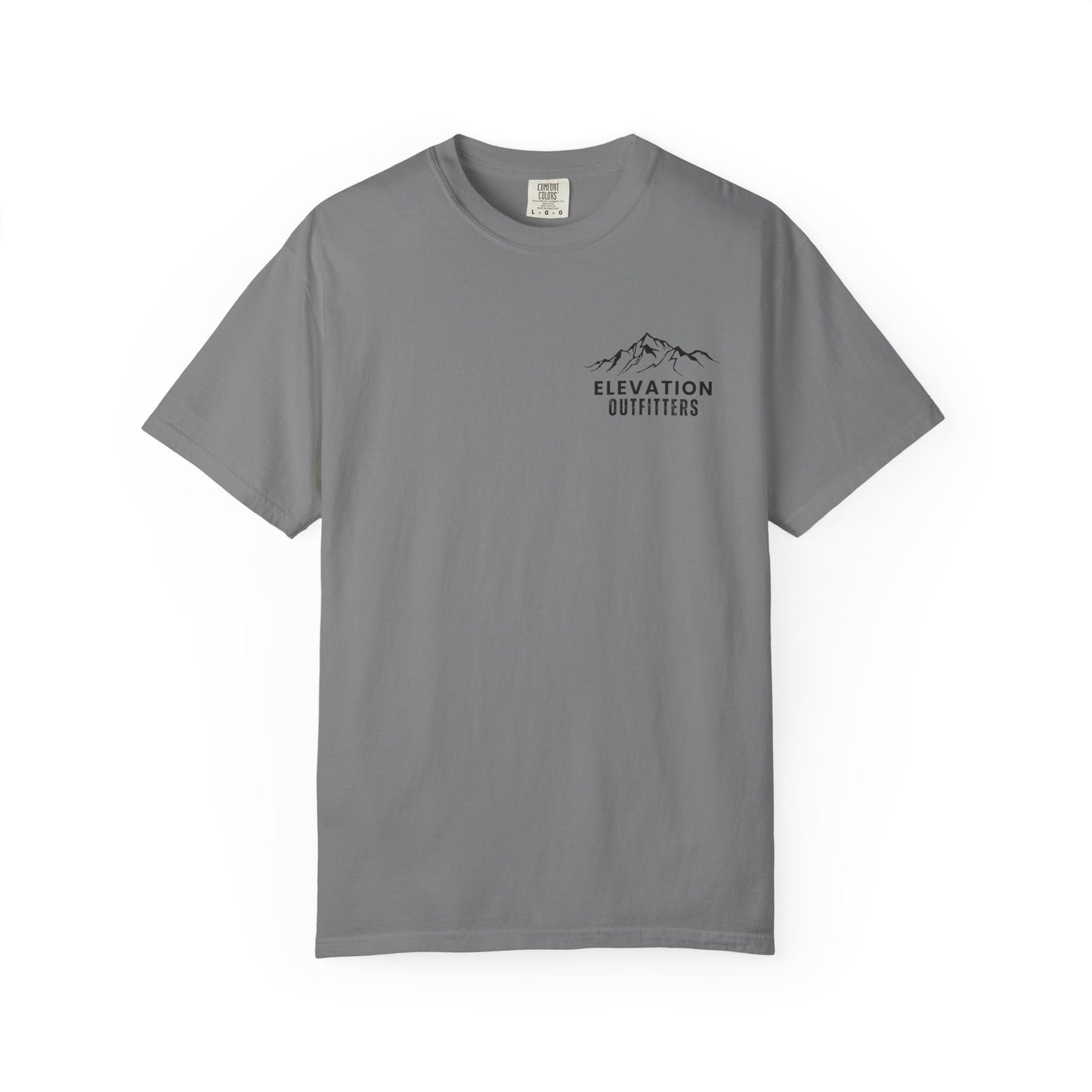 Adventure Awaits T‑Shirt — Mountain & Pine Graphic Tee (Elevation Outfitters)
