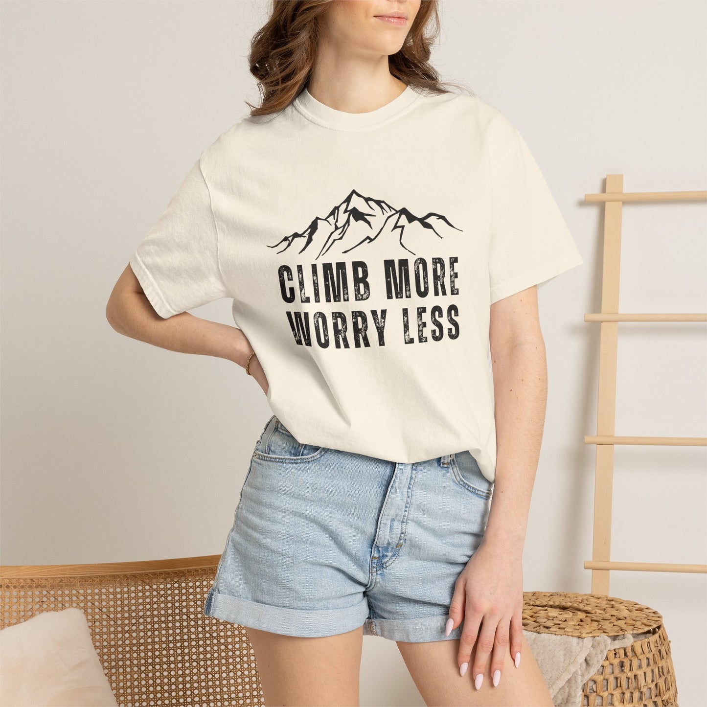 Climb More Worry Less T-Shirt