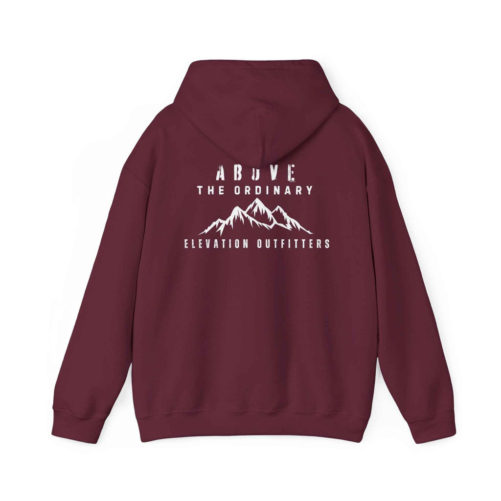 Above The Ordinary Chest Logo Graphic Hoodie