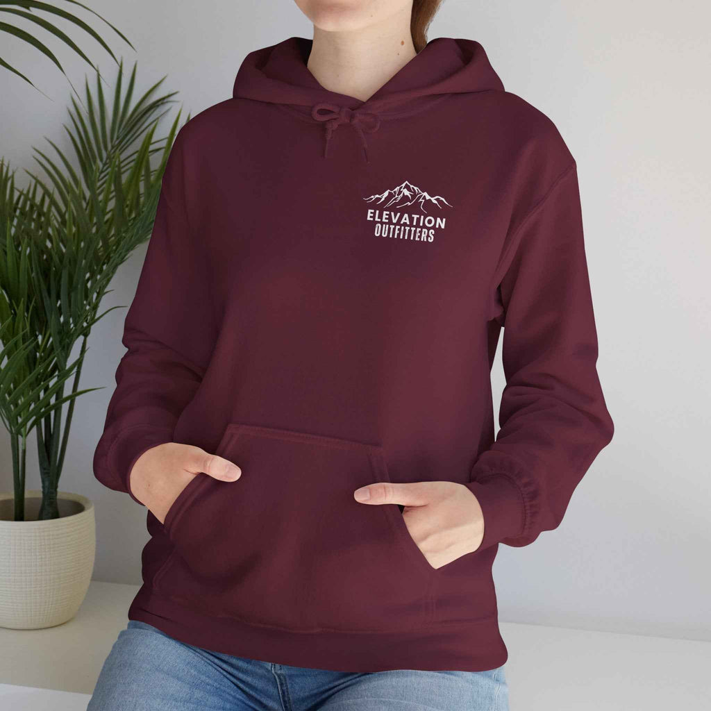 Above The Ordinary Chest Logo Graphic Hoodie