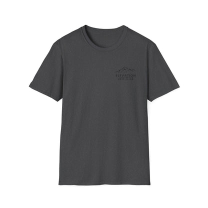 Elevation Outfitters Mountain Logo T‑Shirt — Casual Outdoor Adventure Tee