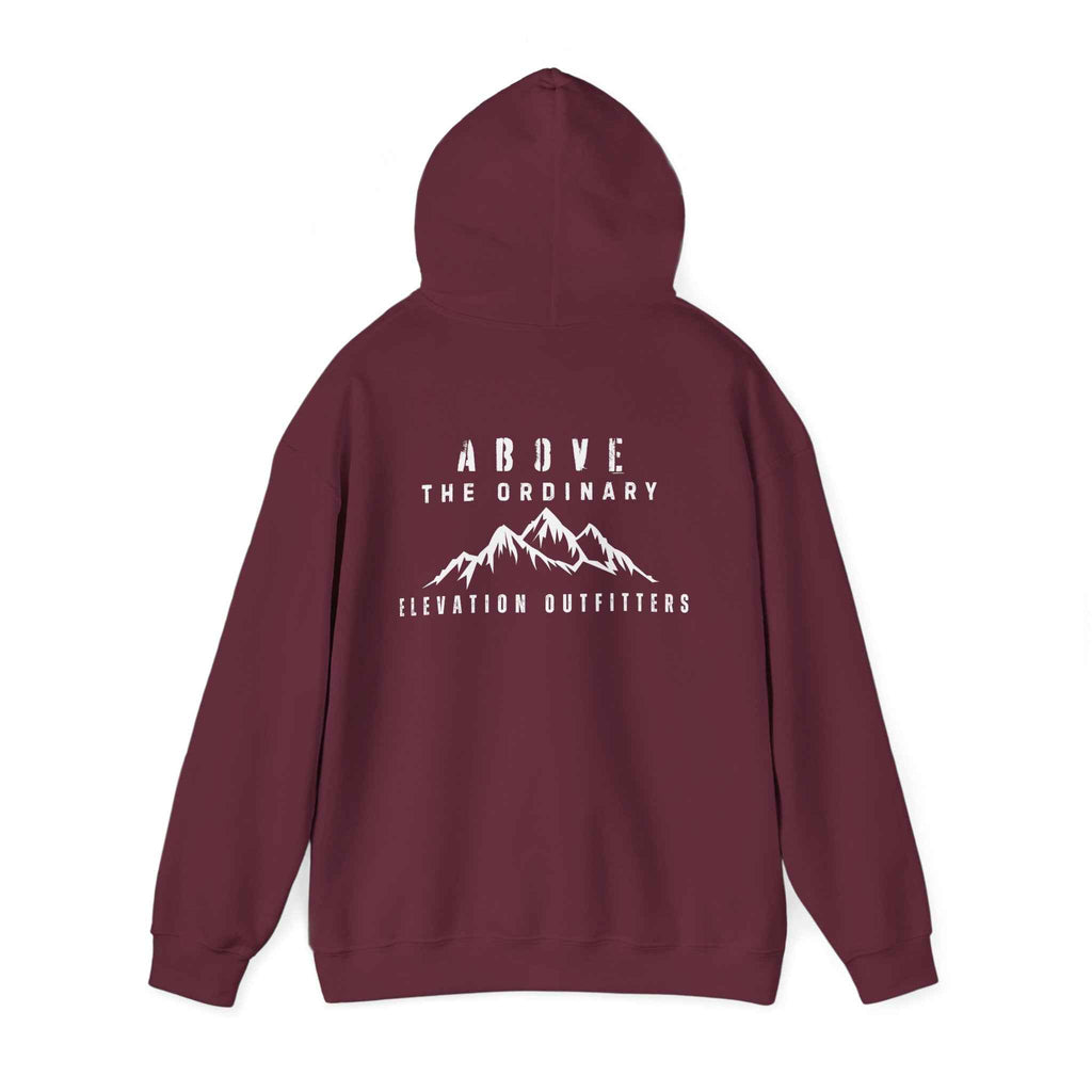 Above The Ordinary Chest Logo Graphic Hoodie
