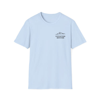 Elevation Outfitters Mountain Logo T‑Shirt — Casual Outdoor Adventure Tee