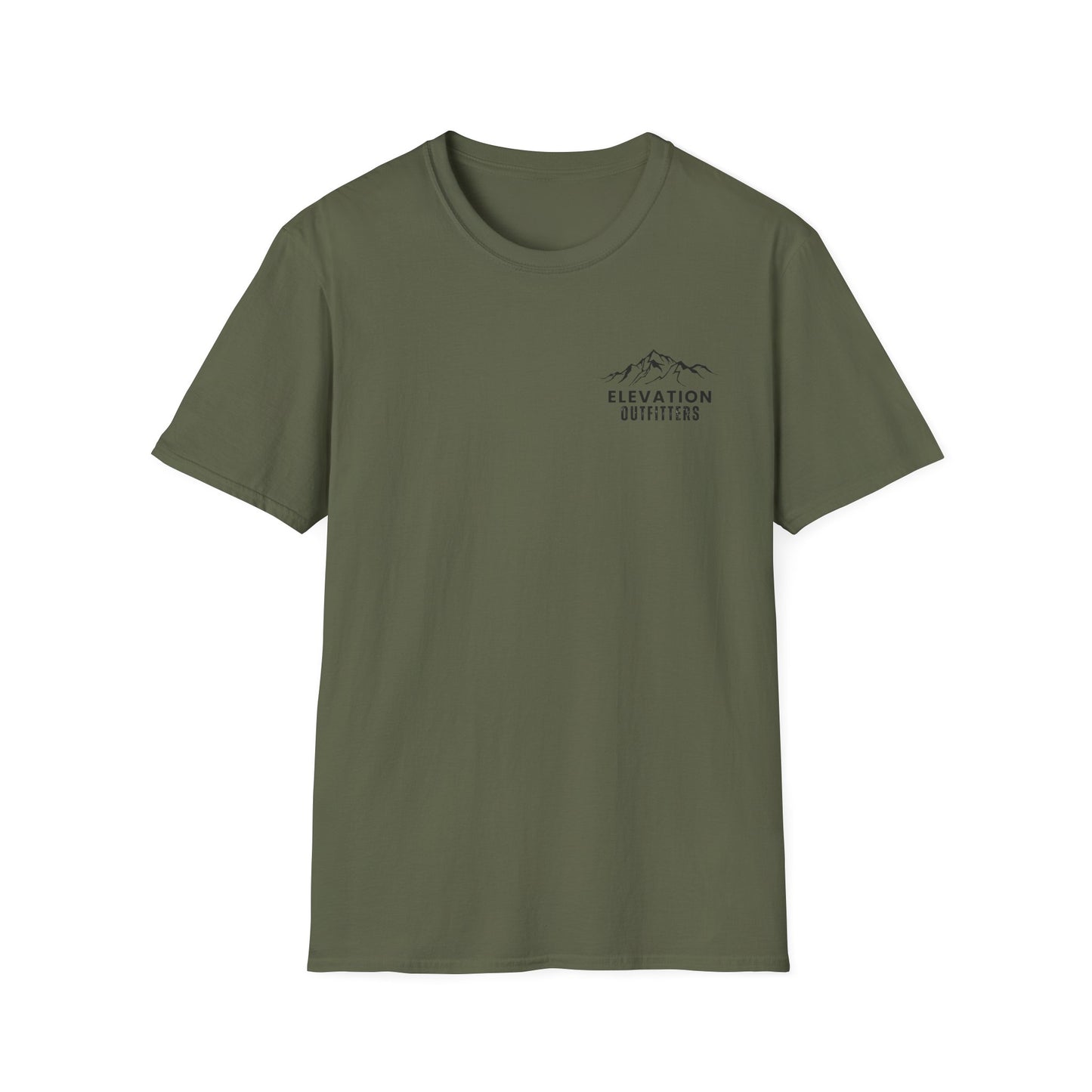 Elevation Outfitters Mountain Logo T‑Shirt — Casual Outdoor Adventure Tee