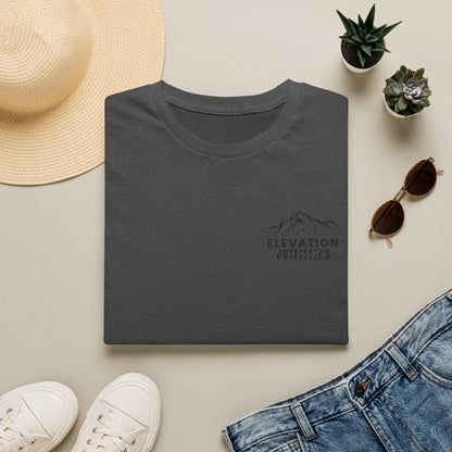 Elevation Outfitters Mountain Logo T‑Shirt — Casual Outdoor Adventure Tee