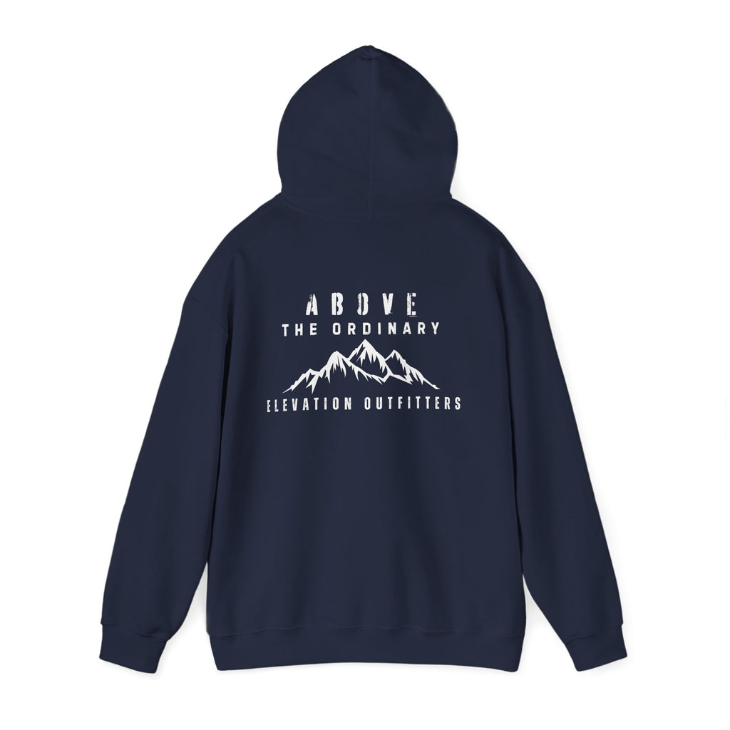 Above The Ordinary Chest Logo Graphic Hoodie