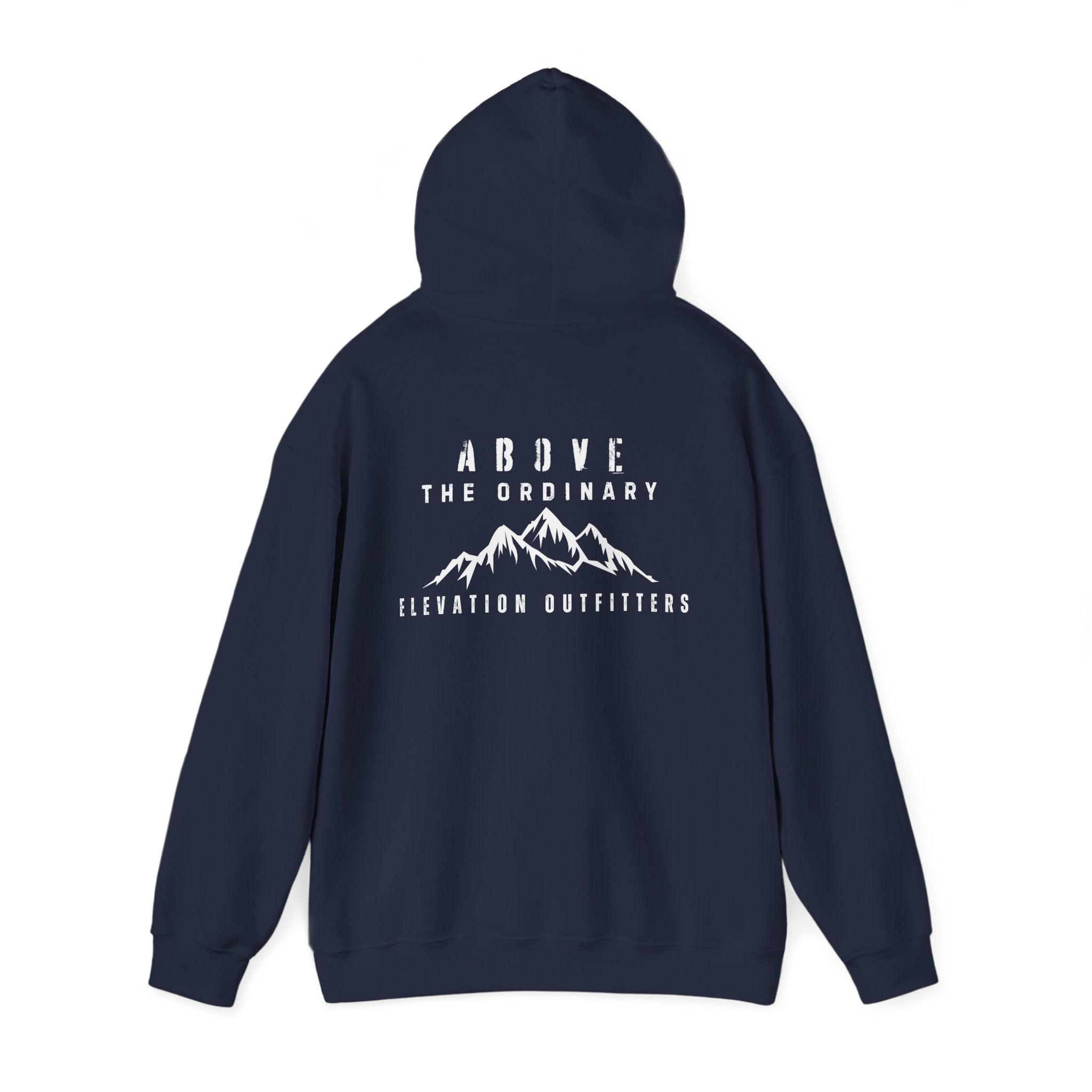 Above The Ordinary Chest Logo Graphic Hoodie