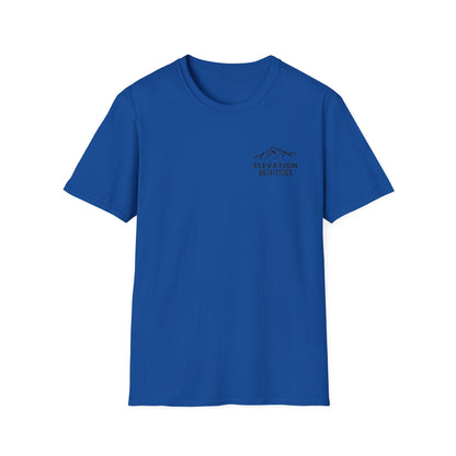 Elevation Outfitters Mountain Logo T‑Shirt — Casual Outdoor Adventure Tee