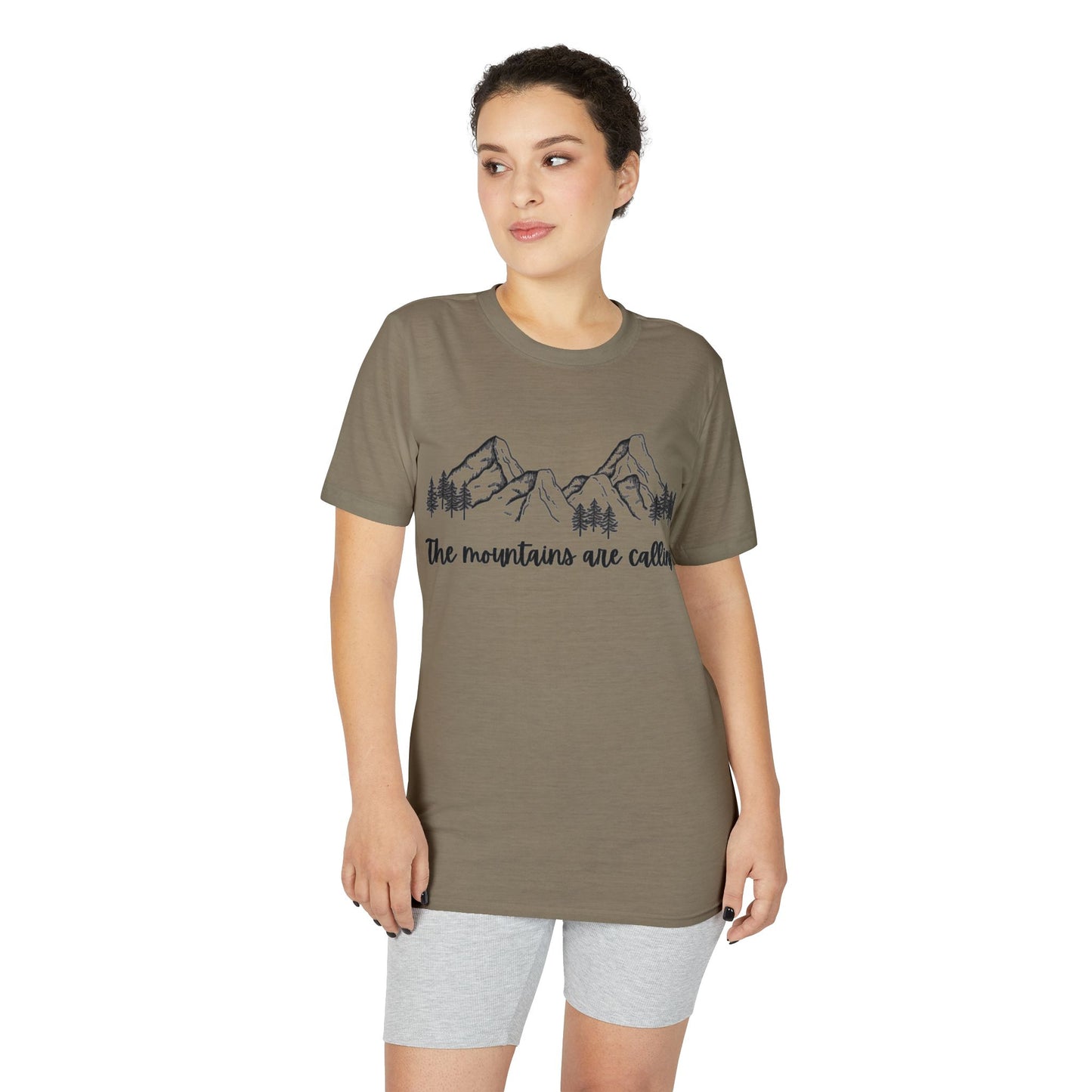 Mountain Graphic T-Shirt — "The Mountains Are Calling" Outdoor Adventure Tee