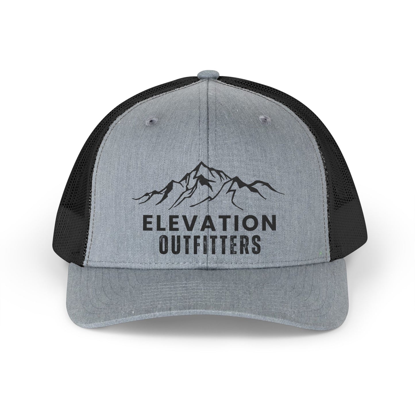 Elevation Outfitters Trucker Hat — Retro Mountain Patch Cap