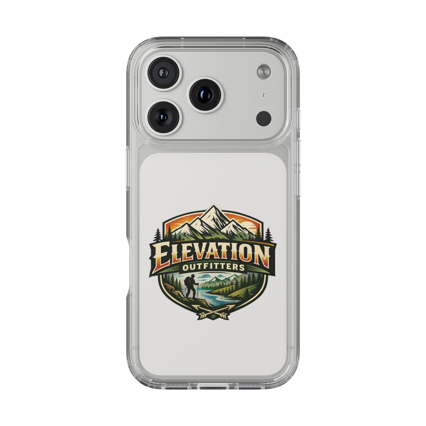 Classic Elevation Outfitters Clear Phone Case