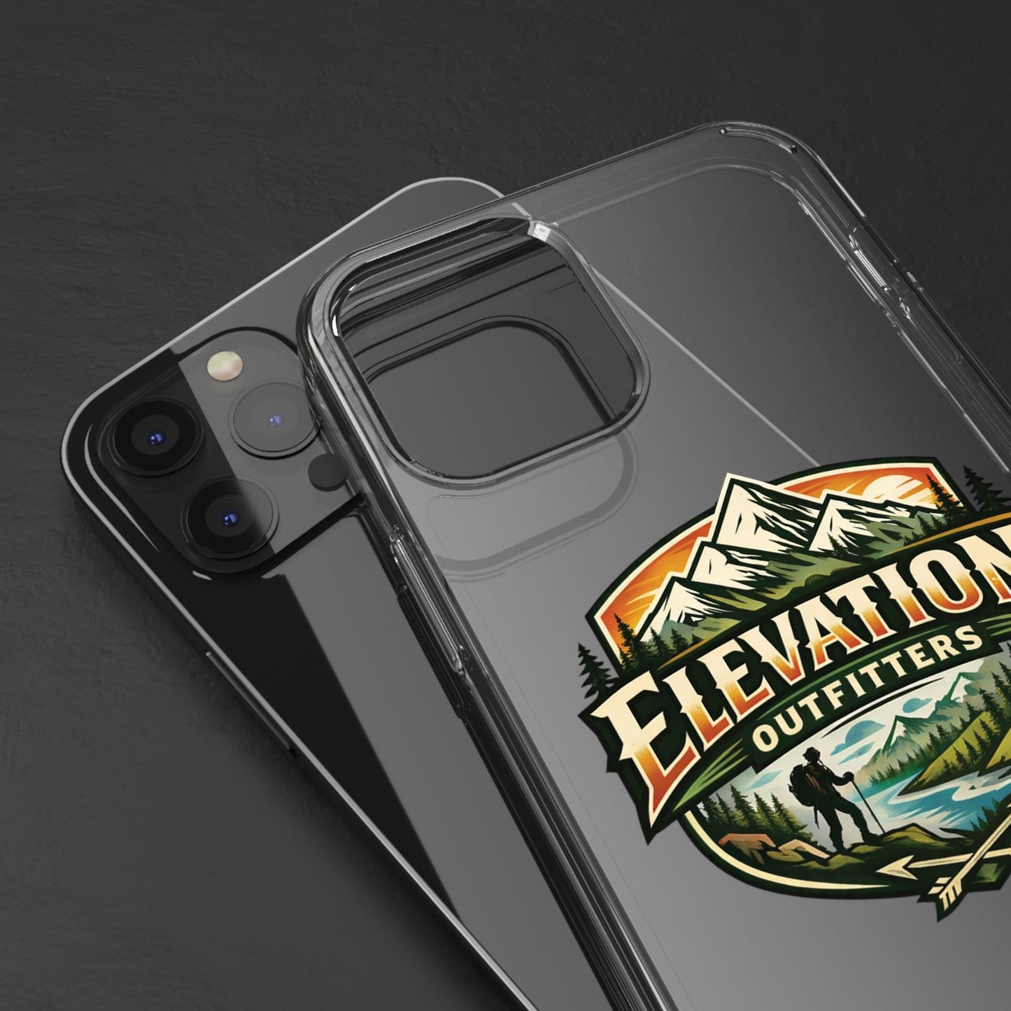 Classic Elevation Outfitters Clear Phone Case