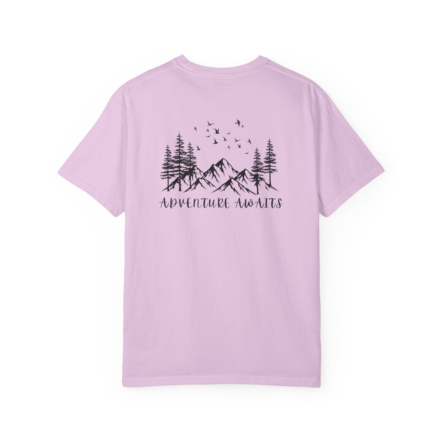 Adventure Awaits T‑Shirt — Mountain & Pine Graphic Tee (Elevation Outfitters)