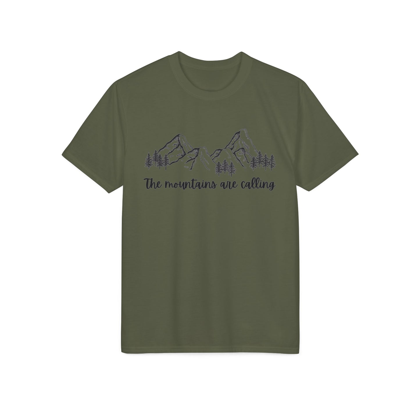 Mountain Graphic T-Shirt — "The Mountains Are Calling" Outdoor Adventure Tee