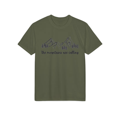 Mountain Graphic T-Shirt — "The Mountains Are Calling" Outdoor Adventure Tee