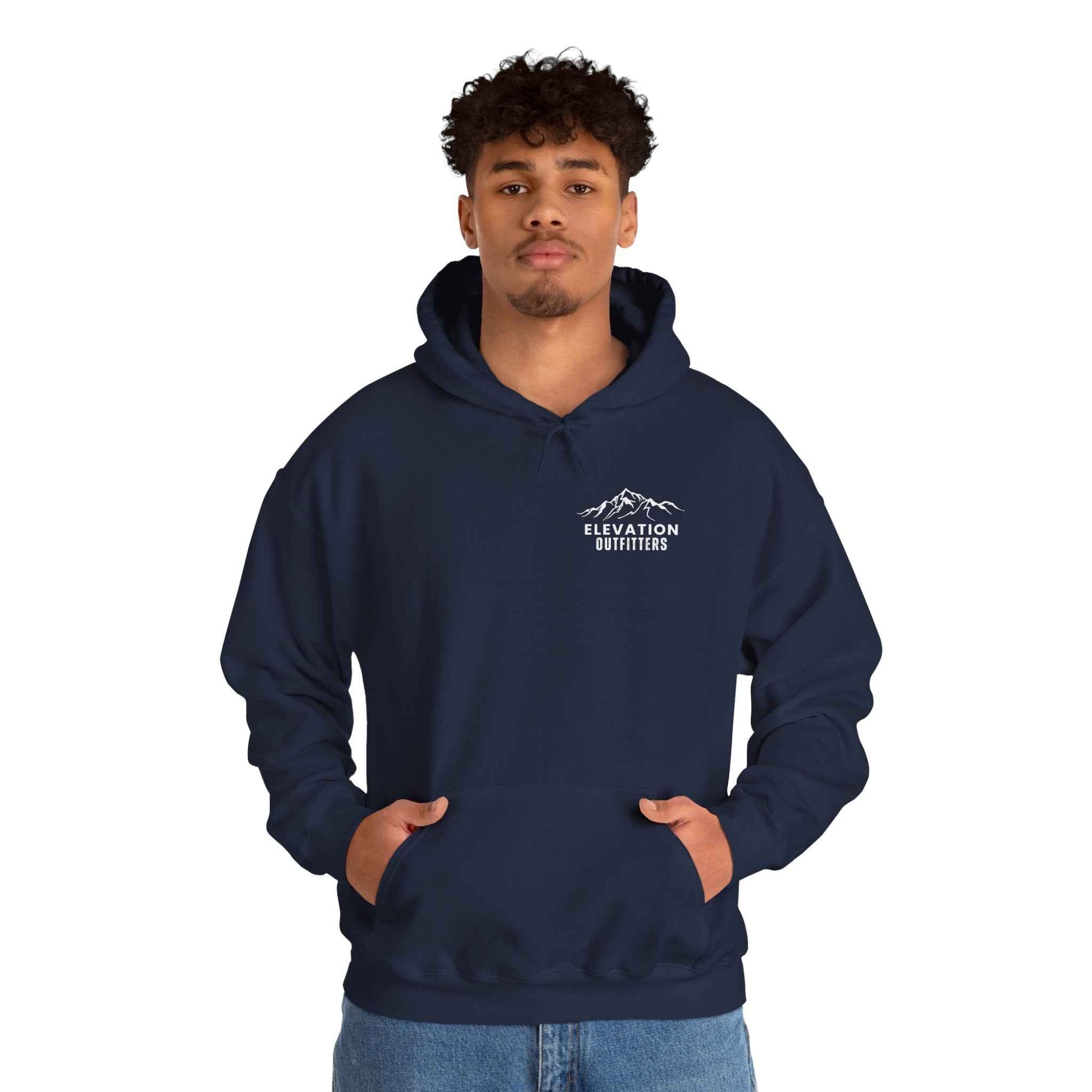 Above The Ordinary Chest Logo Graphic Hoodie