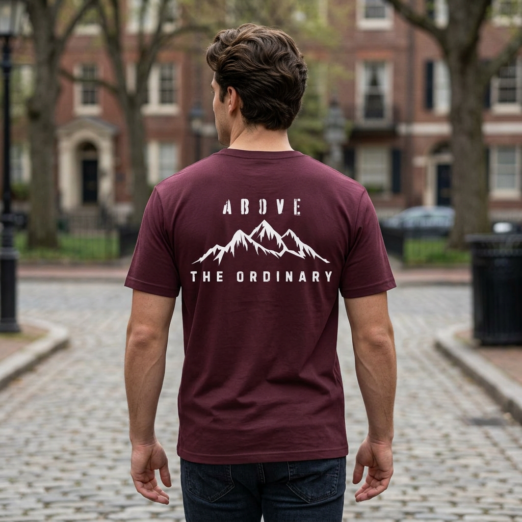Above the Ordinary Mountain Graphic Active Shirt
