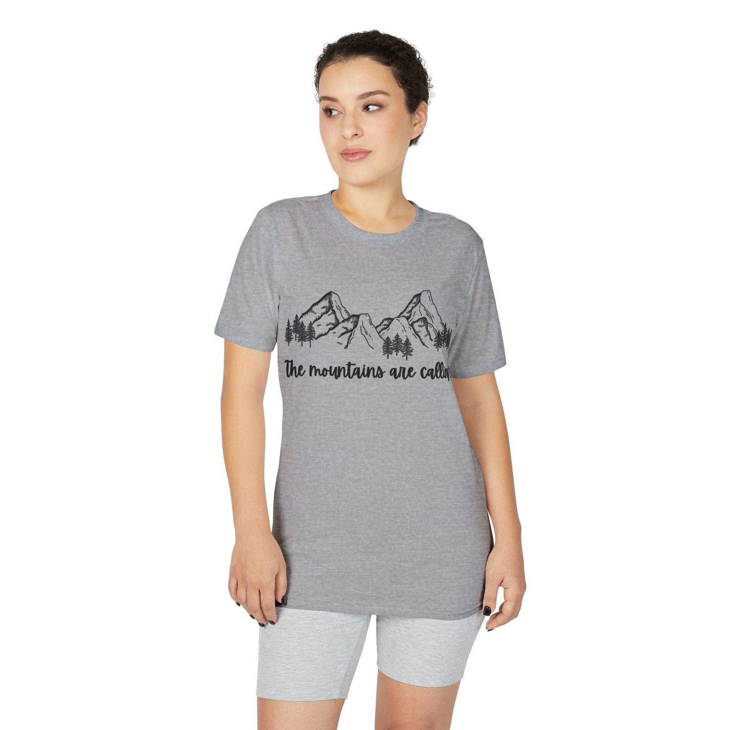 Mountain Graphic T-Shirt — "The Mountains Are Calling" Outdoor Adventure Tee