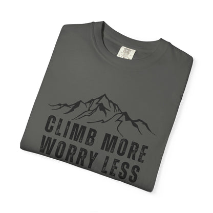 Climb More Worry Less T-Shirt