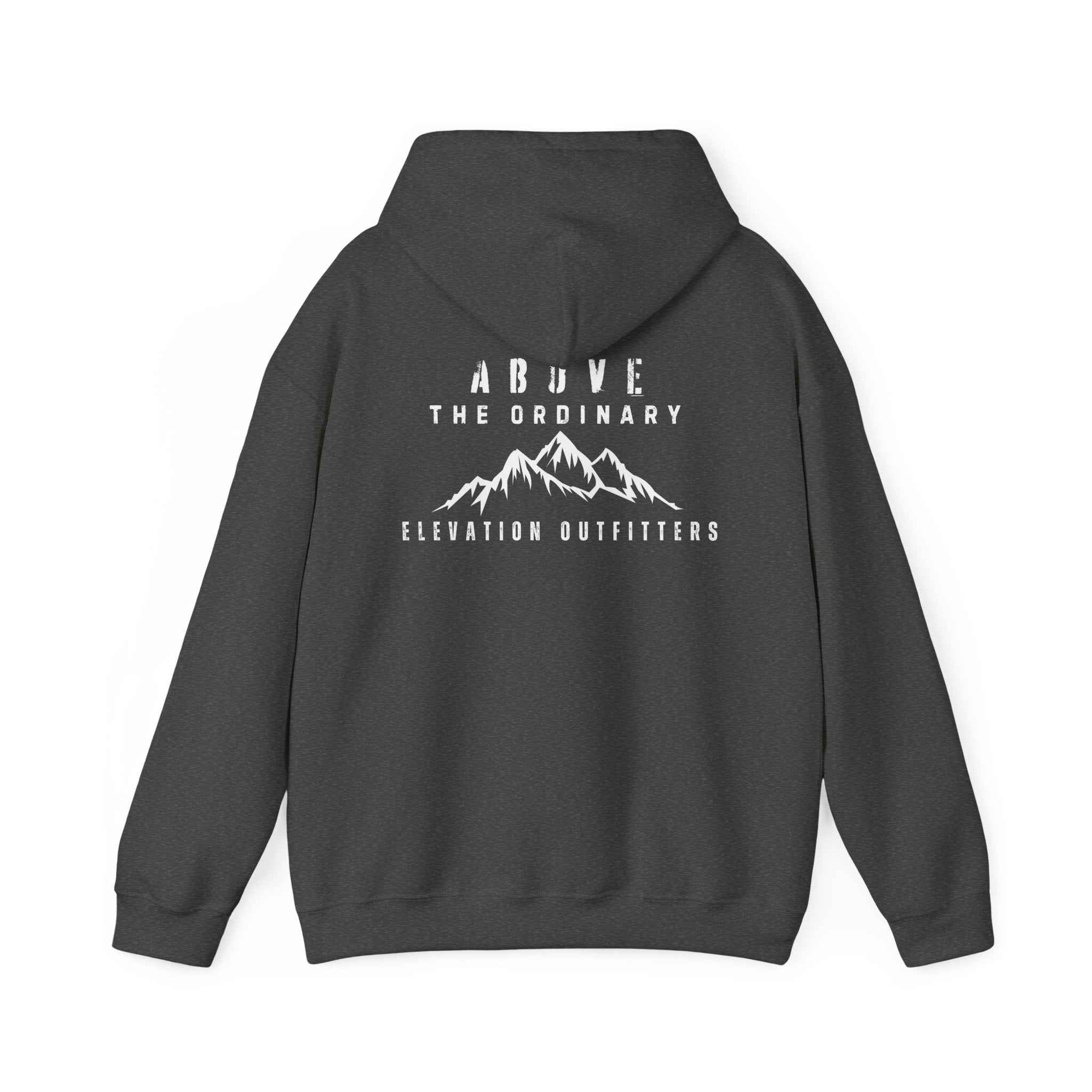 Above The Ordinary Chest Logo Graphic Hoodie