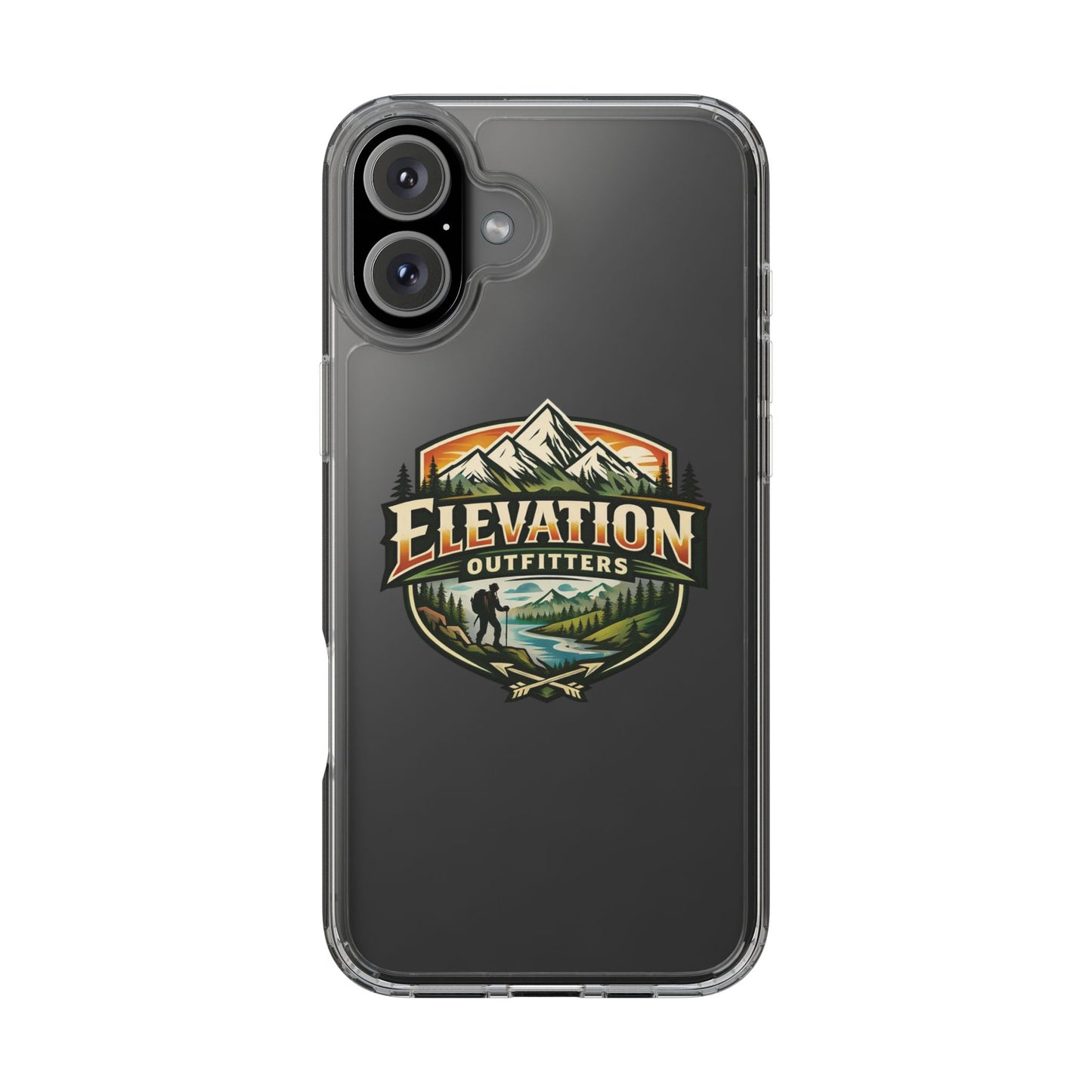 Classic Elevation Outfitters Clear Phone Case