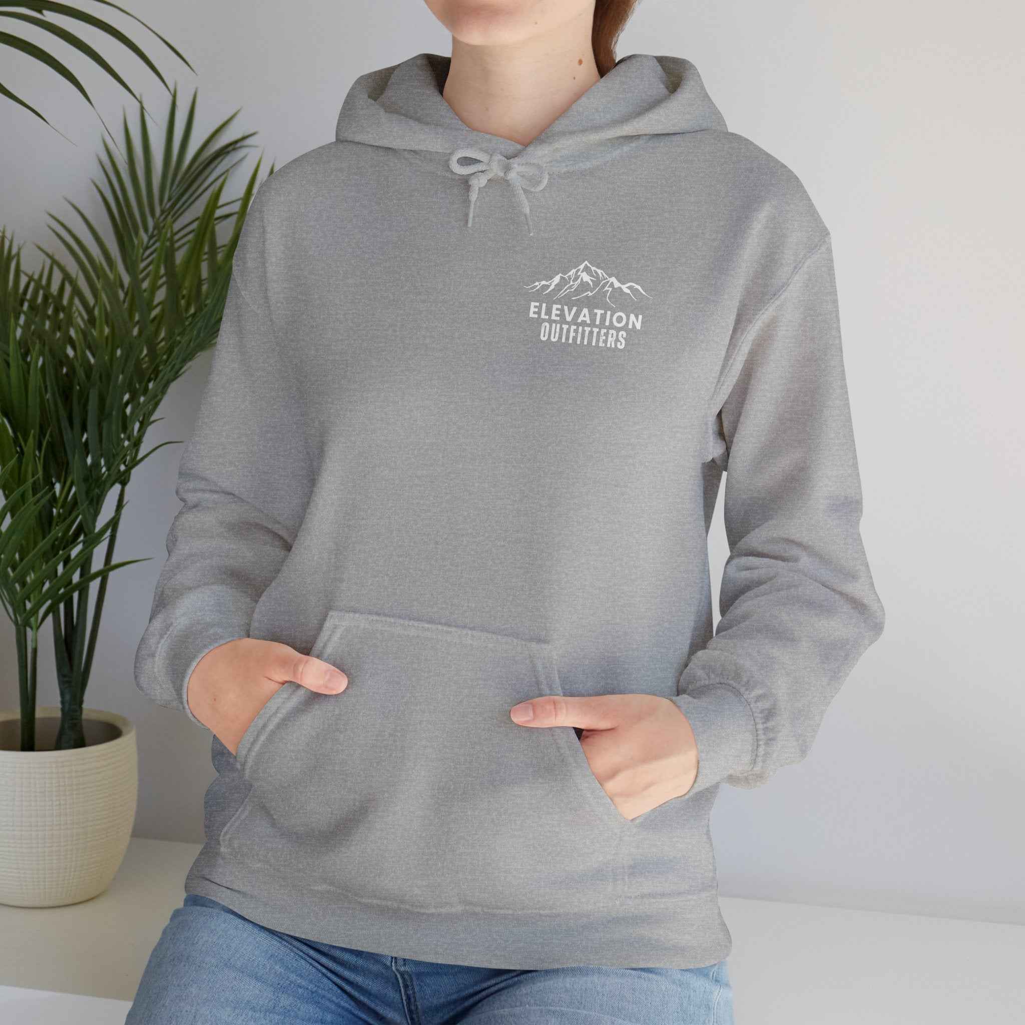 Above The Ordinary Chest Logo Graphic Hoodie