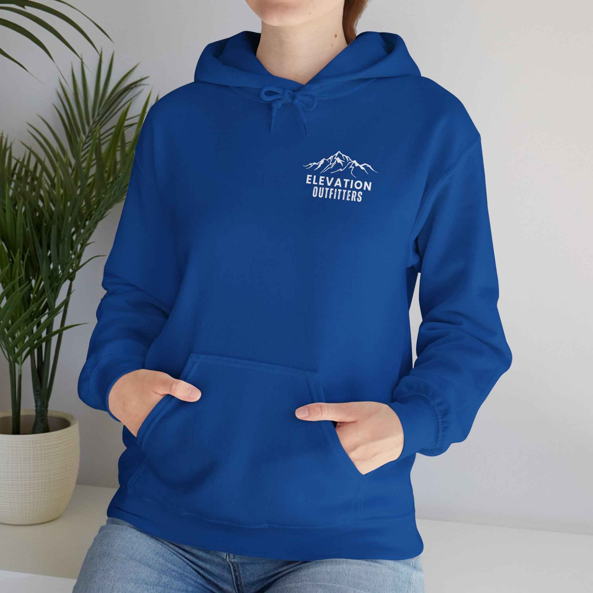 Above The Ordinary Chest Logo Graphic Hoodie